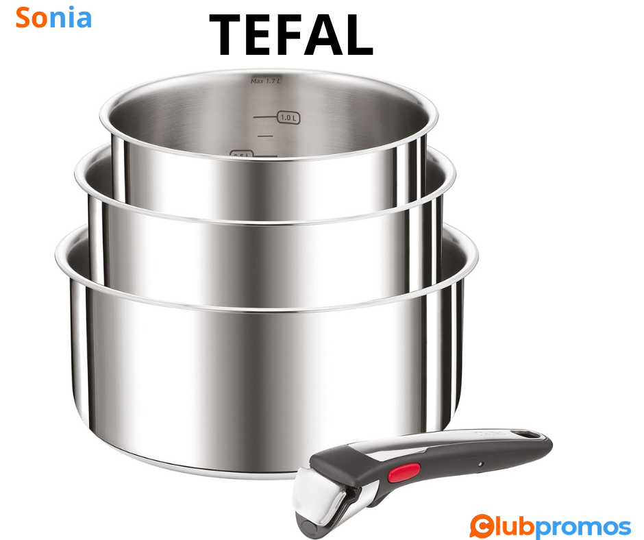 Bon Plan Batterie de cuisine Tefal Ingenio L898S334 à 36,99 € au lieu de 70 € sur Amazon.png