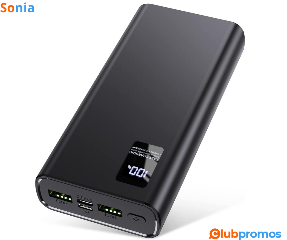 Bon Plan Batterie Externe 24000 mAh – Petite mais puissante, sortie USB-C 5 A – 16,24€ sur Ama...png