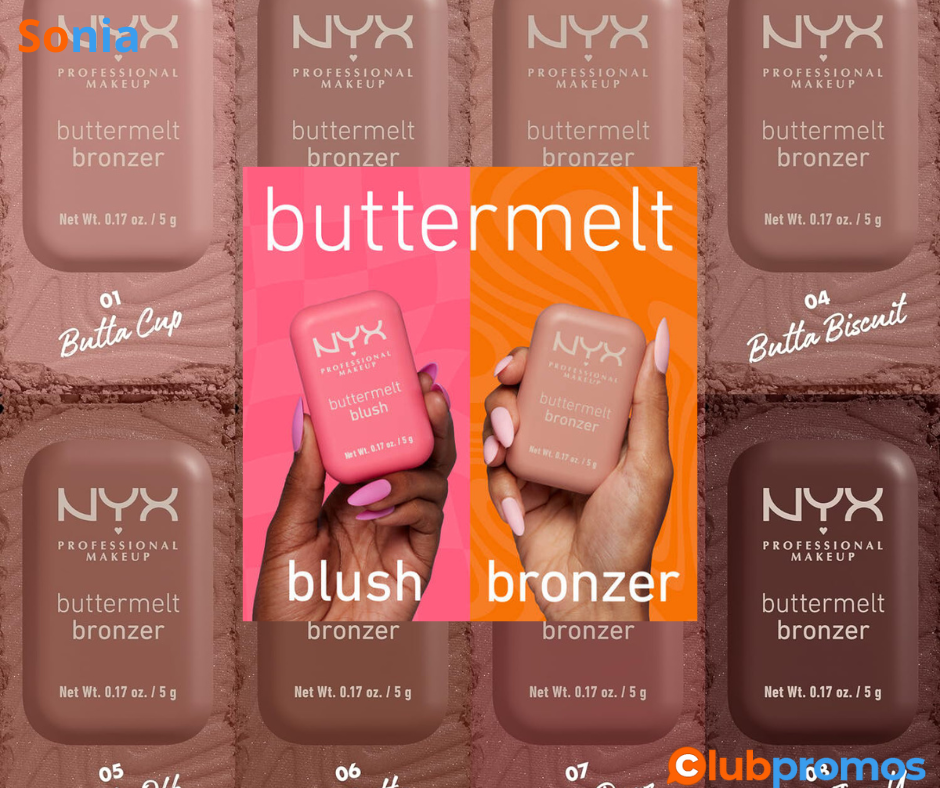 Bon Plan Bronzer Buttermelt NYX PROFESSIONAL MAKEUP - 8 teintes - 9,95€ sur Amazon.png