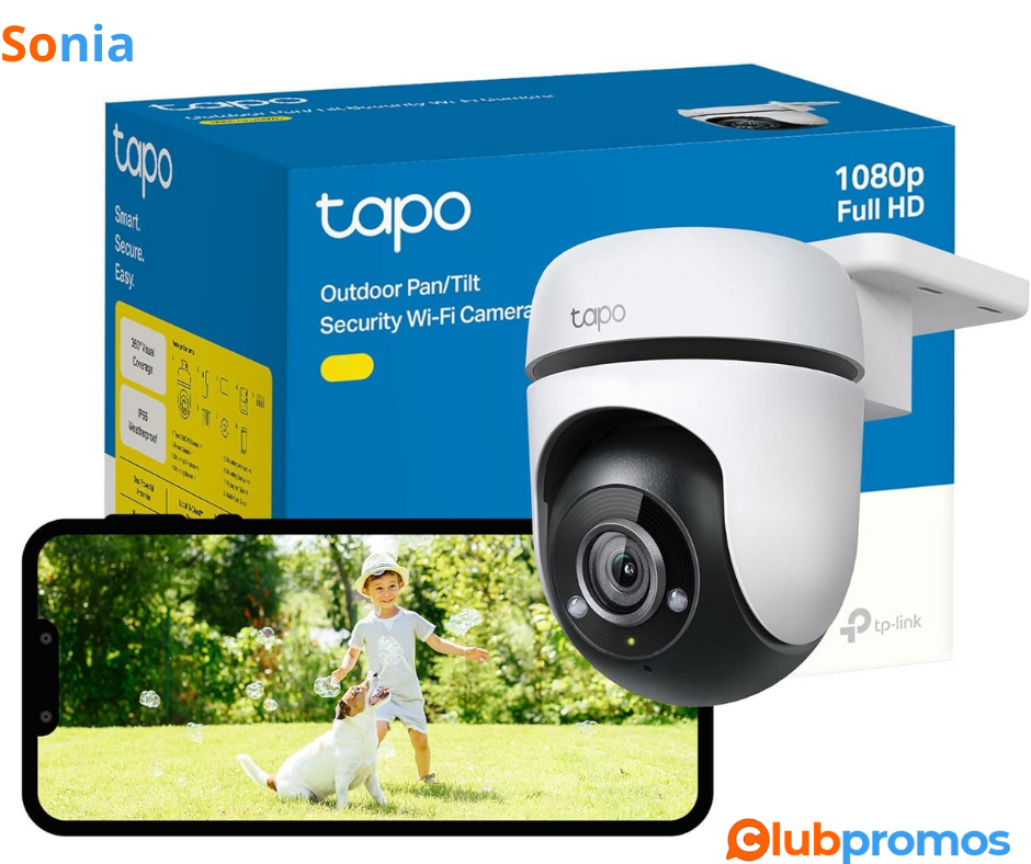 Bon Plan Caméra de Surveillance Extérieure 360° TP-Link Tapo C500 à 32,90€ au lieu de 59,99€ s...png