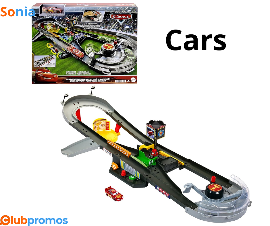 Bon Plan Coffret Circuit Course Mattel Disney Pixar Cars Piston Cup Interactif à 29,99€ sur Am...png