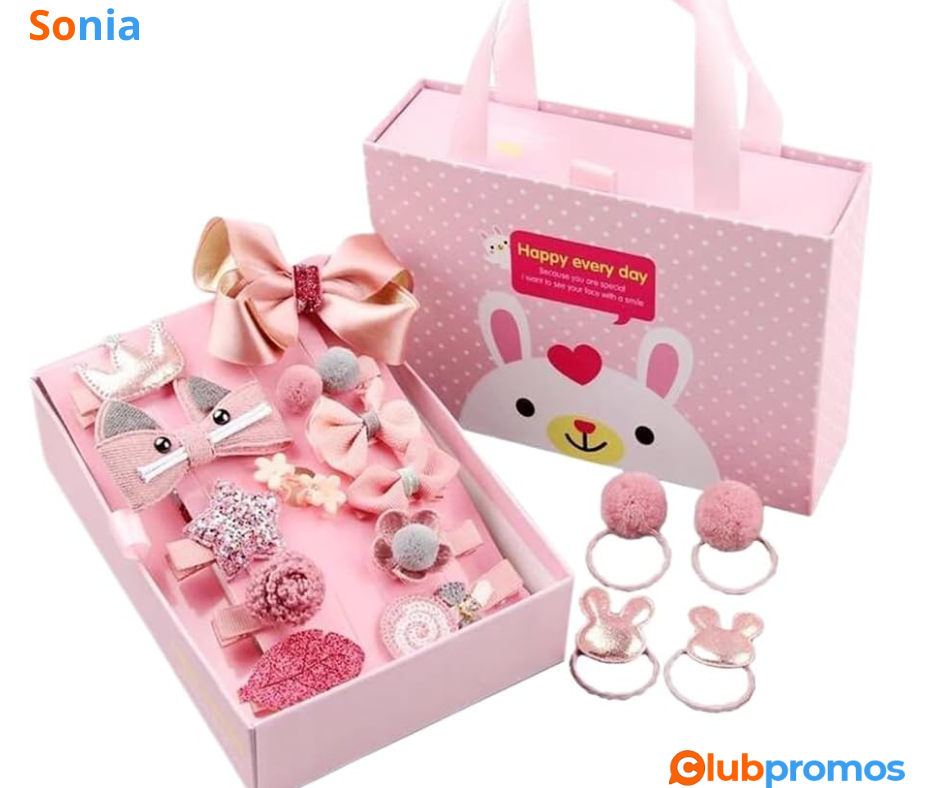 Bon Plan Coffret d'accessoires pour filles 18 pièces Minkissy – 6,23€ sur Amazon.png