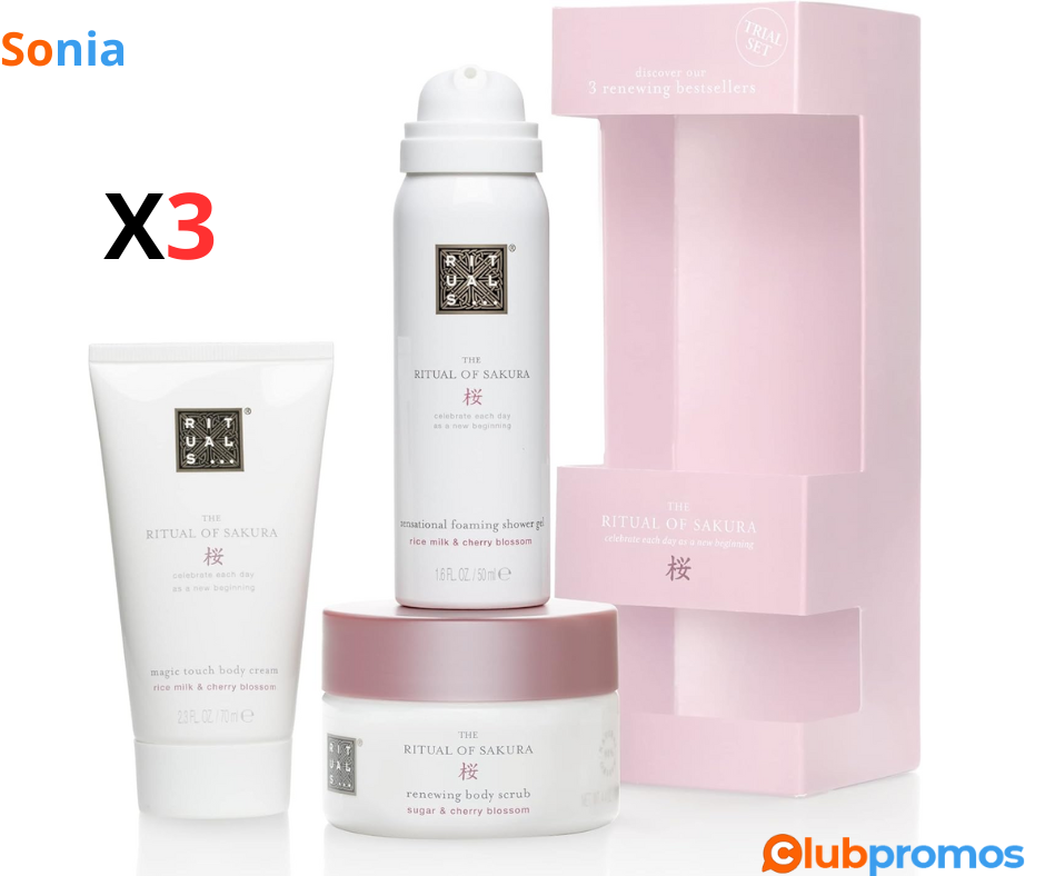 Bon Plan Coffret de 3 produits Ritual Of Sakura – 19,50€ sur Amazon.png