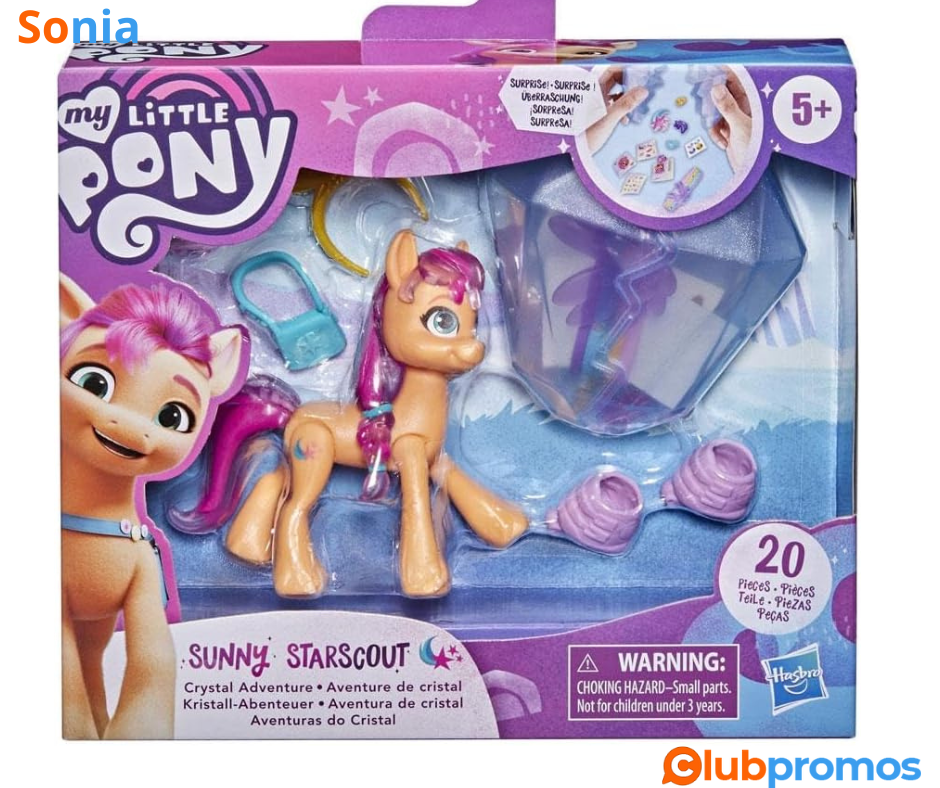 Bon Plan Coffret My Little Pony A New Generation, Aventure de Cristal Sunny Starscout à 6,95€ ...png