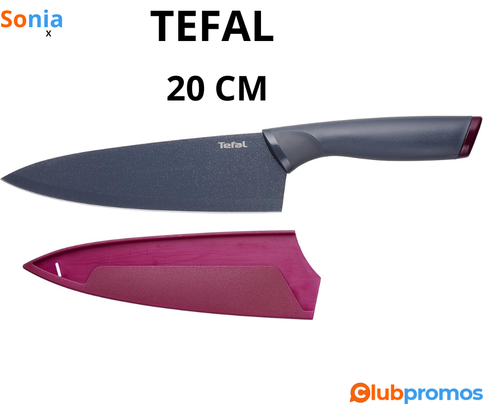 Bon Plan Couteau Tefal Fresh Kitchen - 20 cm à 12,99€ sur Amazon.png