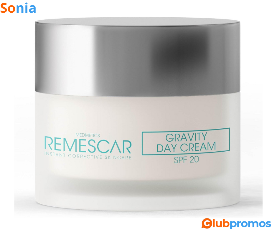 Bon Plan Crème de Jour Remescar Gravity 50ml - SPF 20 à 19,99€ au lieu de 34,99€ sur Amazon.png