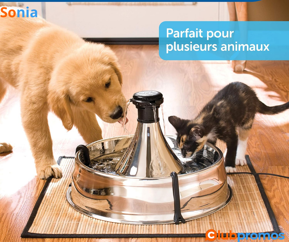 Bon Plan Fontaine à Eau PetSafe 360 degrés pour Animaux à 37,98€ au lieu de 64,99€ sur Amazon.png