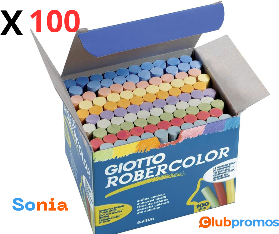 Bon plan GIOTTO Robercolor - Boîte 100 craies de couleur assorties.png