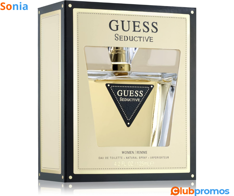 Bon Plan GUESS Seductive Eau de Toilette pour Femme, 125 ml à 40,61€ sur Amazon.png