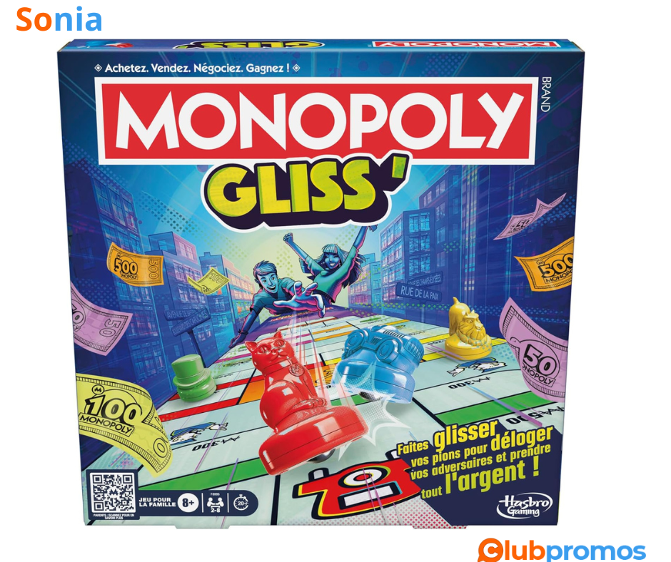 Bon Plan Jeu de Plateau Familial Monopoly Gliss' pour 2 à 8 Joueurs à 14,99€ sur Amazon.png