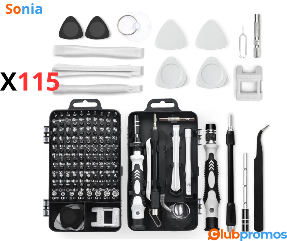 Bon Plan Kit de Tournevis 115 Pièces Dinow à 7,59€ au lieu de 10,99€ sur Amazon.png