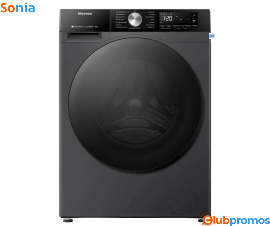 Bon Plan Lave-linge hublot HISENSE WF3S9043BB3, 9 kg, 1400 trs à 559€ sur Boulanger.png