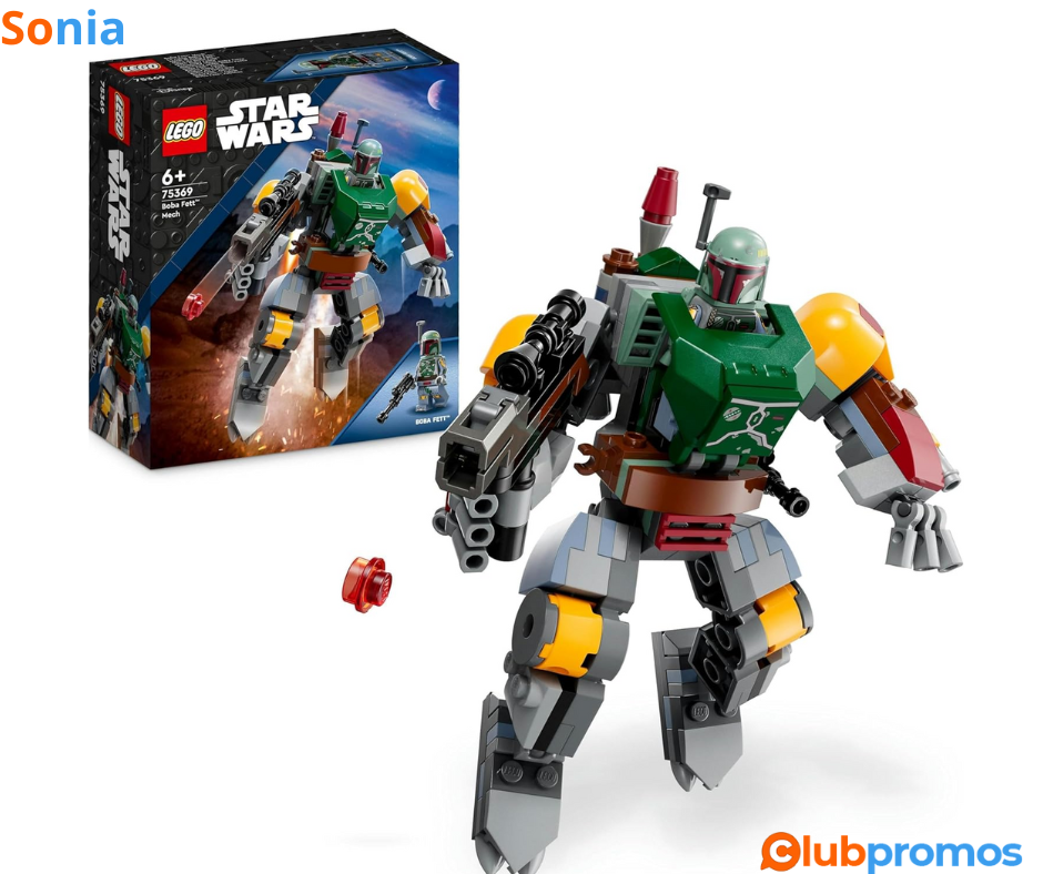 Bon Plan LEGO Star Wars - Boba Fett Mech (75369) à 9,27€ au lieu de 15,99€ sur Amazon.png