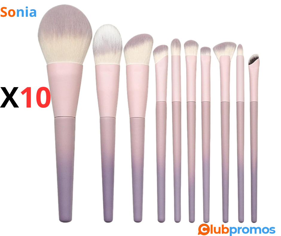 Bon Plan Lot de 10 Pinceaux de Maquillage Larfraecy à 5,39€ au lieu de 14,99€ sur Amazon.png