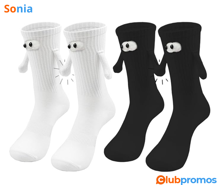 Bon Plan Lot de 2 paires de chaussettes magnétiques à 6,99€ Au lieu de 9,99€ (Ancien prix) sur...png