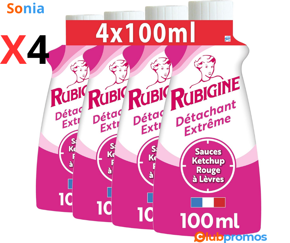 Bon Plan Lot de 4 Détachants Extrême IDEAL - Rubigine (100 ml) à 7,08€ sur Amazon.png