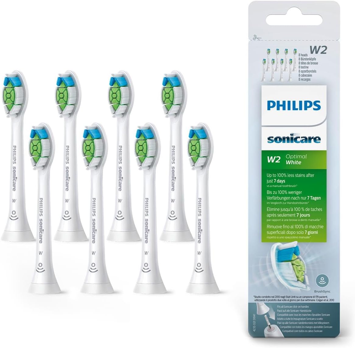 Bon Plan Lot de 8 Têtes de Brosse à Dents Philips Sonicare W2 Optimal White - 24,90€ au lieu d...jpg