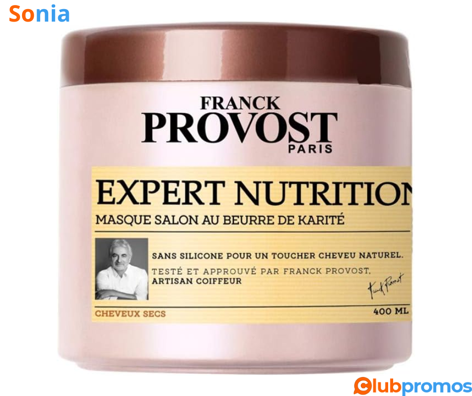 Bon Plan Masque Franck Provost Paris Expert Nutrition Capillaire Professionnel 400 ml à 4,60€ ...png