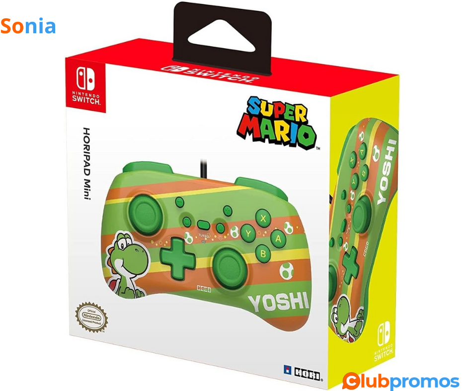 Bon Plan Mini Manette HORI Yoshi pour Nintendo Switch à 24,99€ sur Amazon.png