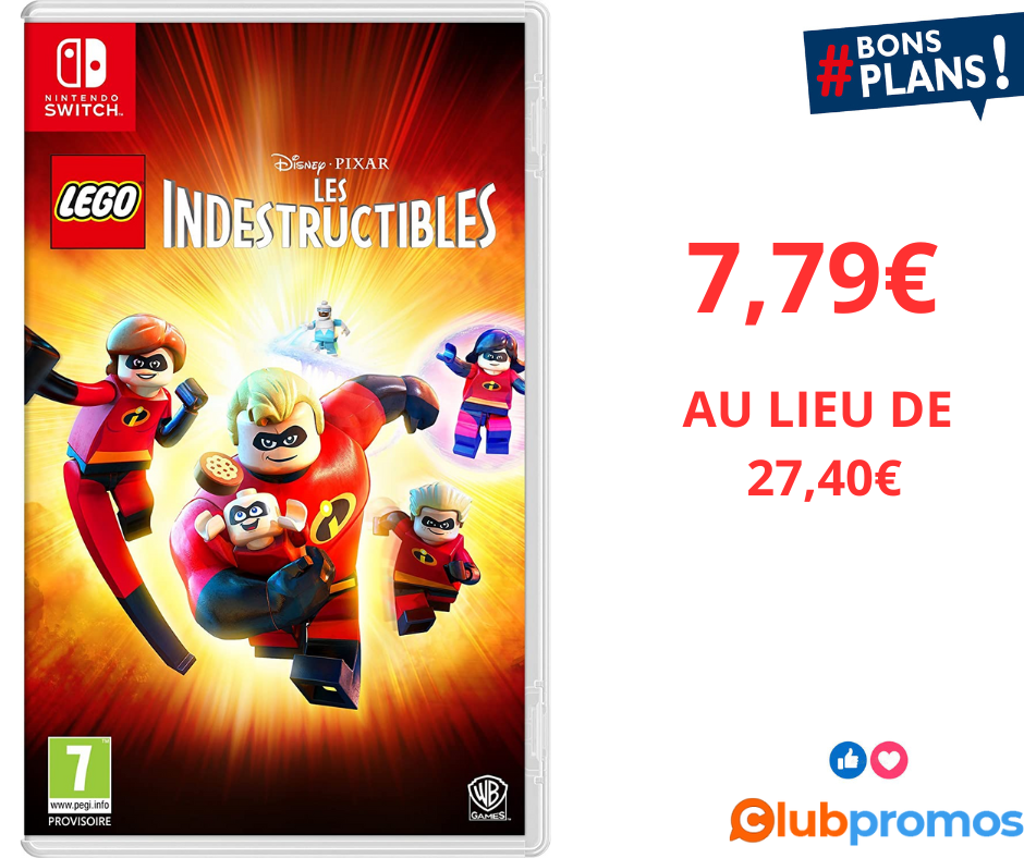 bon plan Nintendo Switch LEGO Les Indestructibles à 7,79€ au lieu de 27,40€.png