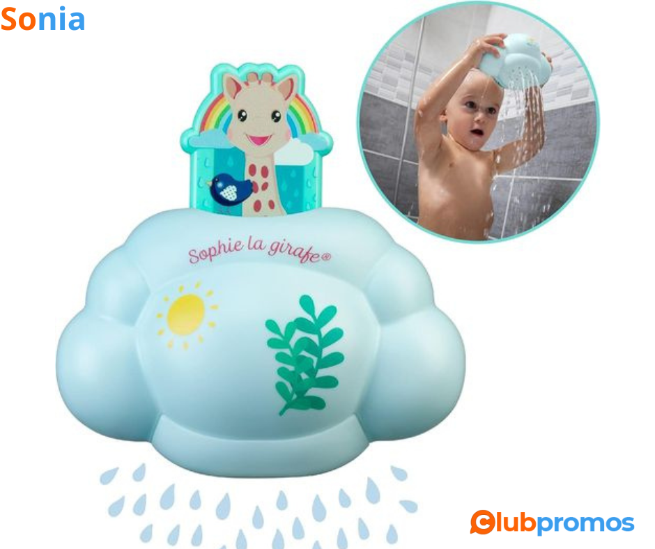 Bon Plan Nuage de Bain Sophie la Girafe à 5,90€ au lieu de 10,50€ sur Amazon Découvrez le Nuag...png