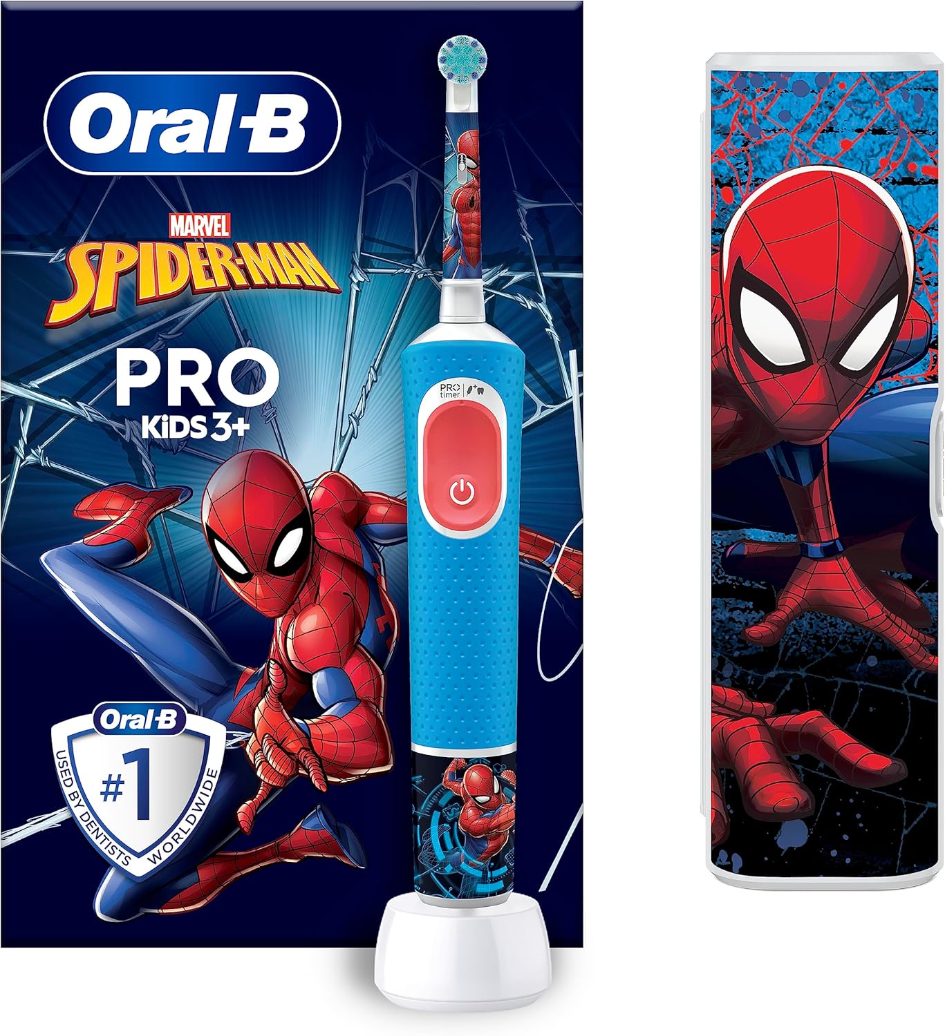 bon plan Oral-B Pro Kids Brosse à Dents Électrique Enfant, Spider-Man Marvel, Brossette Ronde ...jpg