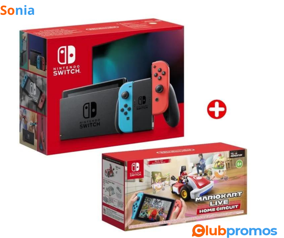 Bon plan Pack Nintendo Console Nintendo Switch • Bleu Néon & Rouge Néon + Mario Kart Live Home...png