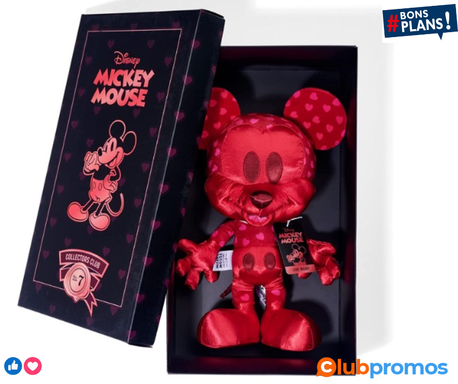 bon plan Peluche Mickey Mouse Amour Disney Édition Juillet.png