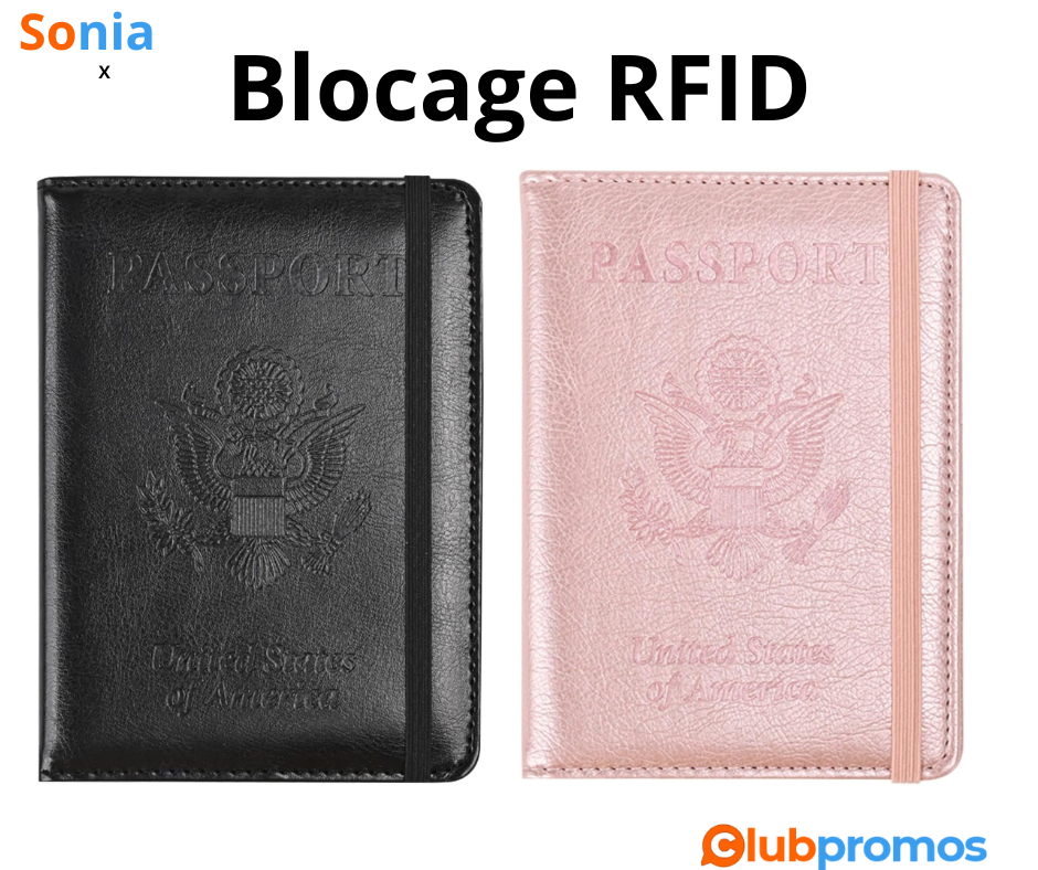 Bon Plan Porte Passeport et de Voyage avec Blocage RFID à partir de 3,29€ sur Amazon.png