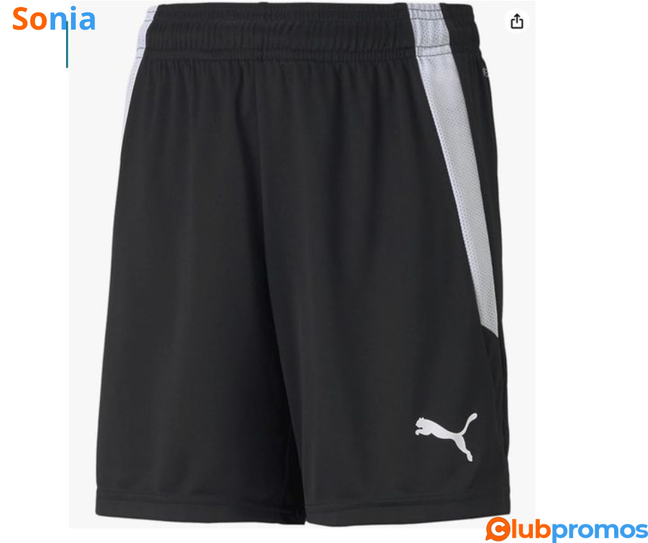 Bon plan PUMA PUMA teamLIGA Shorts Jr, Mixte enfant.png