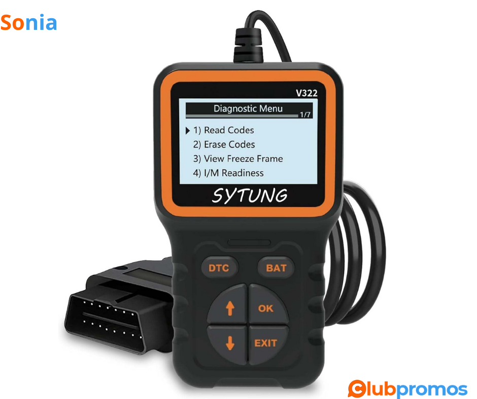 Bon Plan Scanner Diagnostic Auto SYTUNG OBD2 – 18,83€ au lieu de 28,98€ sur Amazon.png