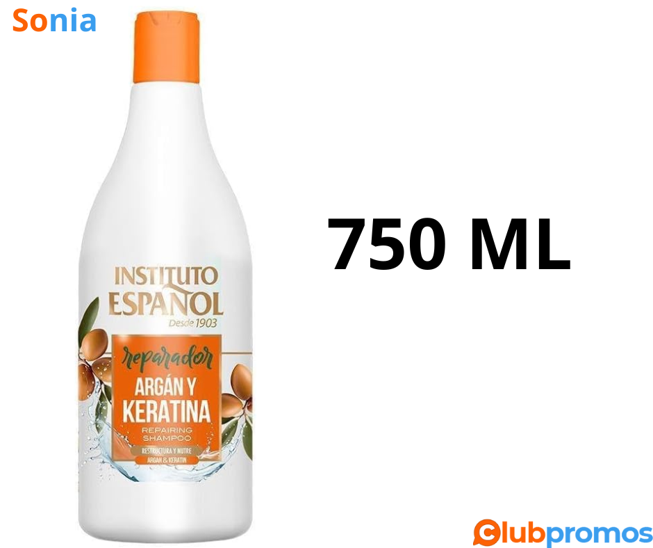 Bon Plan Shampoing Instituto Español Argan & Kératine 750 ml à 6,80€ sur Amazon.png