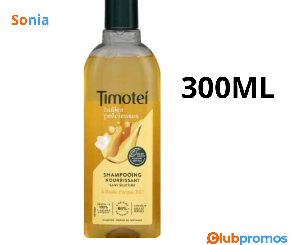 Bon Plan Shampooing Timotei Nourrissant Huiles Précieuses 300ml à 2,01€ sur Amazon.png