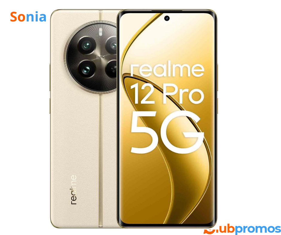 Bon Plan Smartphone REALME 12 Pro 5G 8 + 256GB à 279,99€ au lieu de 348,90€ sur Amazon.png