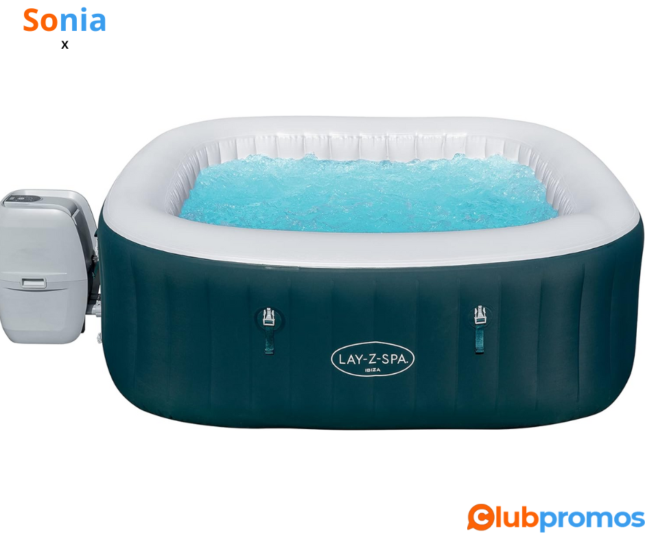 Bon Plan Spa gonflable Lay-Z-Spa® Ibiza Airjet™ pour 4 à 6 personnes à 269,99€ au lieu de 490€...png