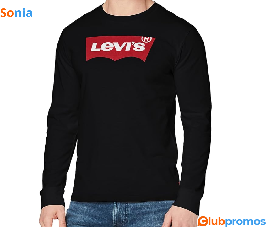 Bon Plan T-shirt Levi's Manche Longue Graphic Homme (XXS à XXL) – 14,22€ sur Amazon.png