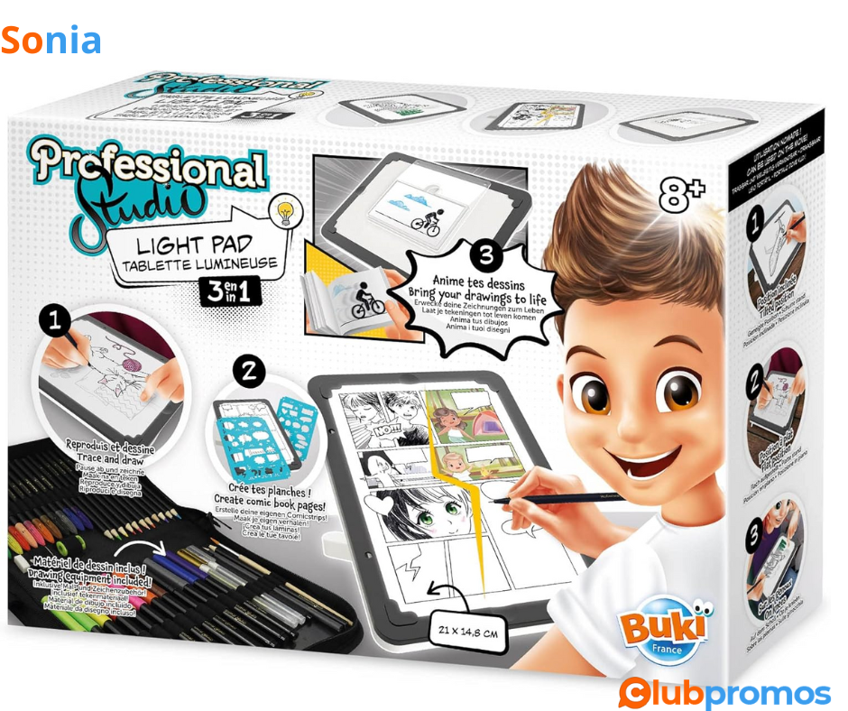 Bon Plan Tablette Buki Professionnal Studio 3 en 1 – 23,09€ au lieu de 39,99€ sur Amazon.png