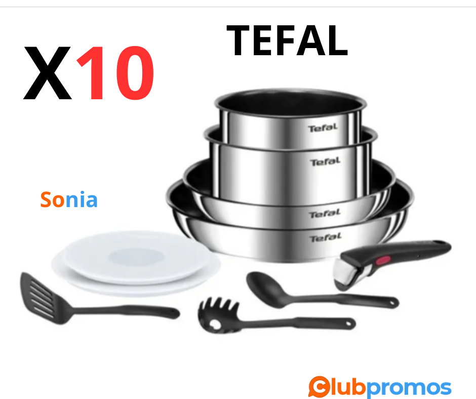 BON PLAN TEFAL INGENIO Batterie de cuisine 10 p, Poêles, Casseroles, Induction, Acier inoxydab...png