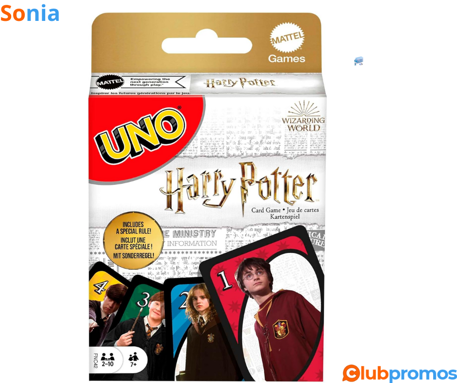 Bon Plan Uno Harry Potter Mattel Games à 5,17€ sur Amazon.png