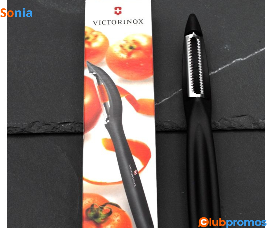 Bon plan Victorinox Éplucheur Universel, pour Fruits et Légumes, Extra Tranchant, Tranchant De...png