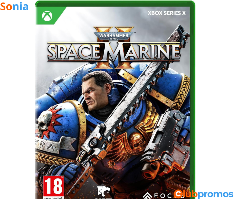 Bon Plan Warhammer 40,000 Space Marine 2 sur Xbox Series X à 46,99€ au lieu de 69,99€ sur Amazon.png