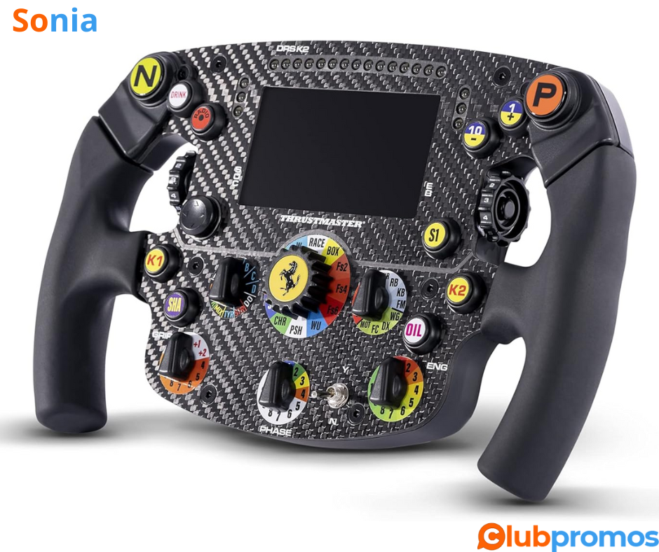 Bon PlanVolant Réplique Thrustmaster Formula Wheel Add-On Ferrari SF1000 Edition pour PS5 PS4 ...png