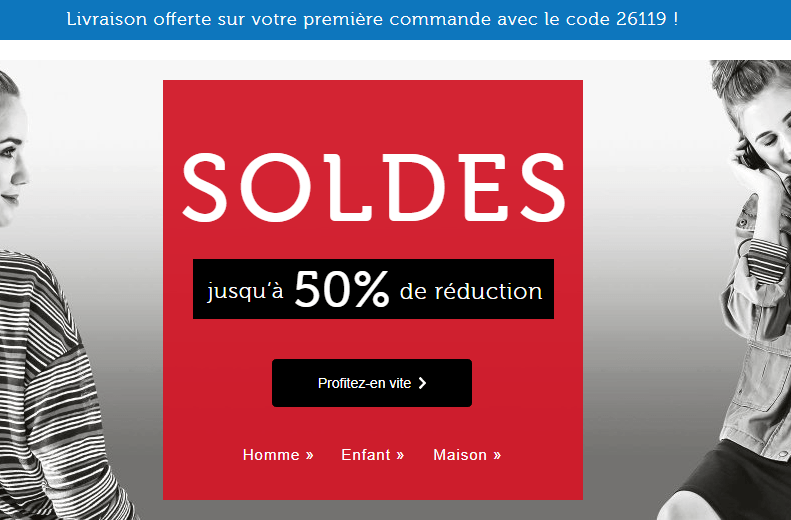 code promo Jusqu'à 50 de réduction + livraison gratuite sur