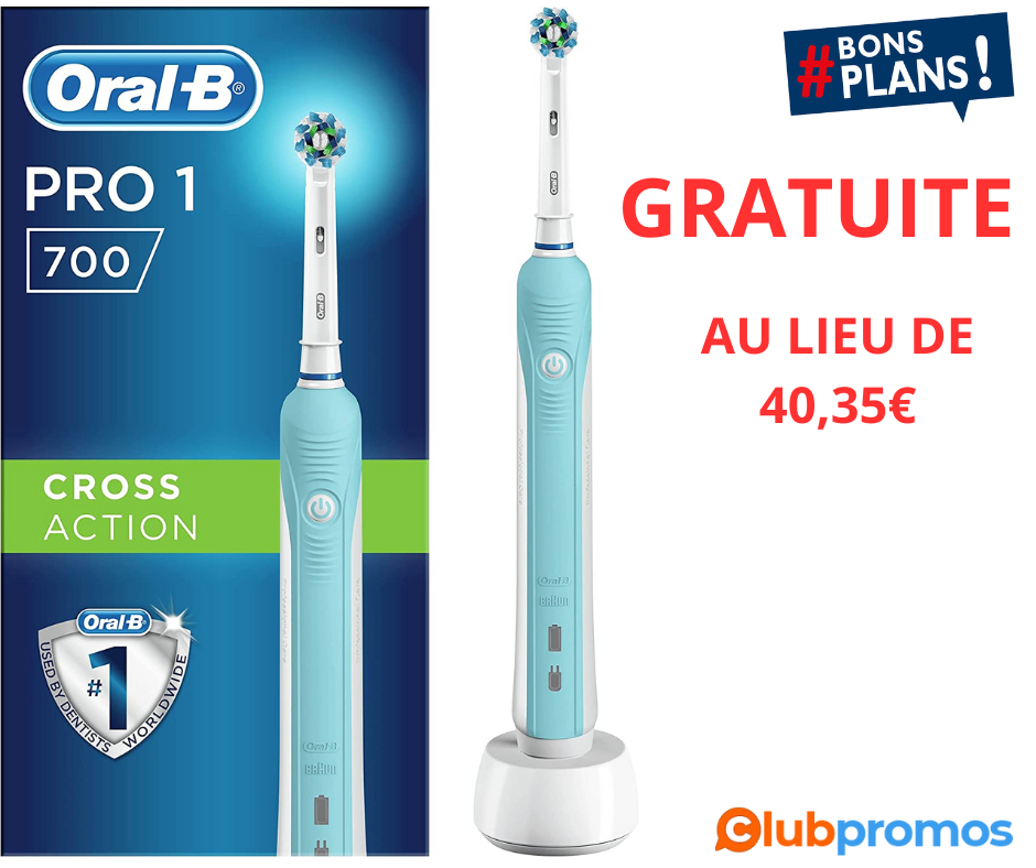 Odr - Brosse à Dents électrique Oral-b Pro 1 Gratuite Au Lieu De 40,35 ...