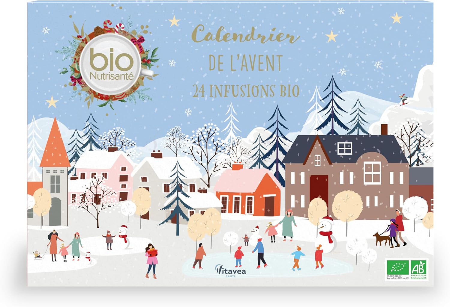 Calendrier de l'Avent BioNutrisanté 2024 - Assortiment de 24 infusions, Gourmandes et Bio à 9,...jpg