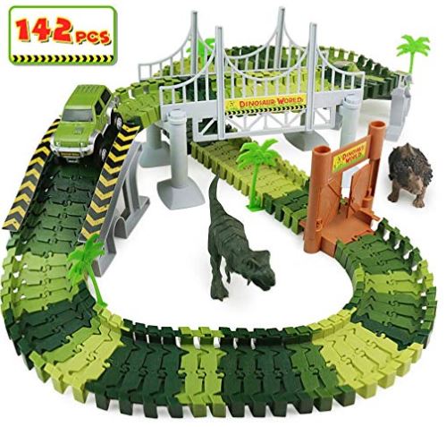 circuit voiture dinosaure