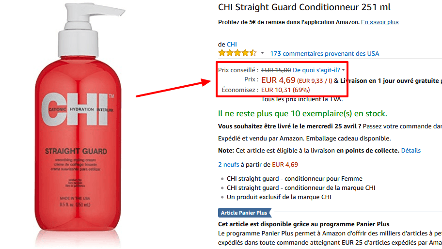 CHI Straight Guard Conditionneur 251 ml  Amazon.fr  Beauté et Parfum.png