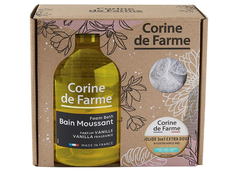 Coffret Bain Moussant Parfum Vanille Corine de Farme – 6,85€ au lieu de 13€ sur Amazon.png