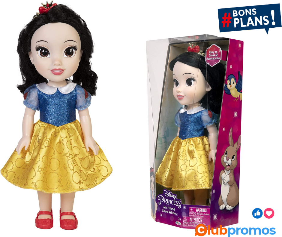 Disney Princess Poupée Blanche Neige, 95568, Snow White.png