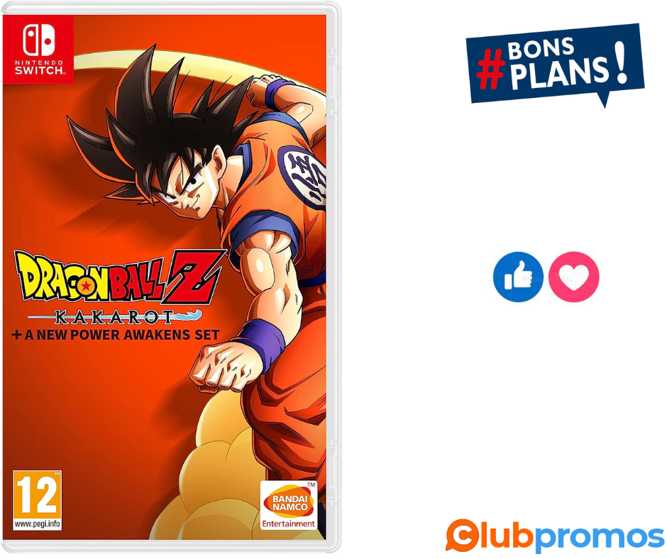 Dragon Ball Z Kakarot (Nintendo Switch) 29,99€ au lieu de 48,99€ sur Amazon.png